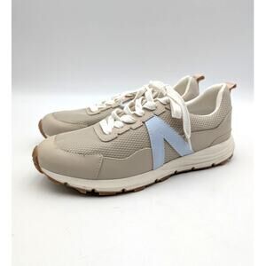 MIA Krash Sneakers Shoes Women's Linen/Lite Gray/Baby Blue Size US8.5M EU38.5
